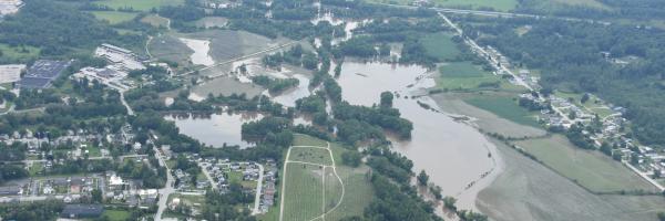 Aerial view of Rutland Town on July 12th, 2023, from the Civil Air Patrol Aerial view of Rutland Town on July 12th, 2023, from the Civil Air Patrol